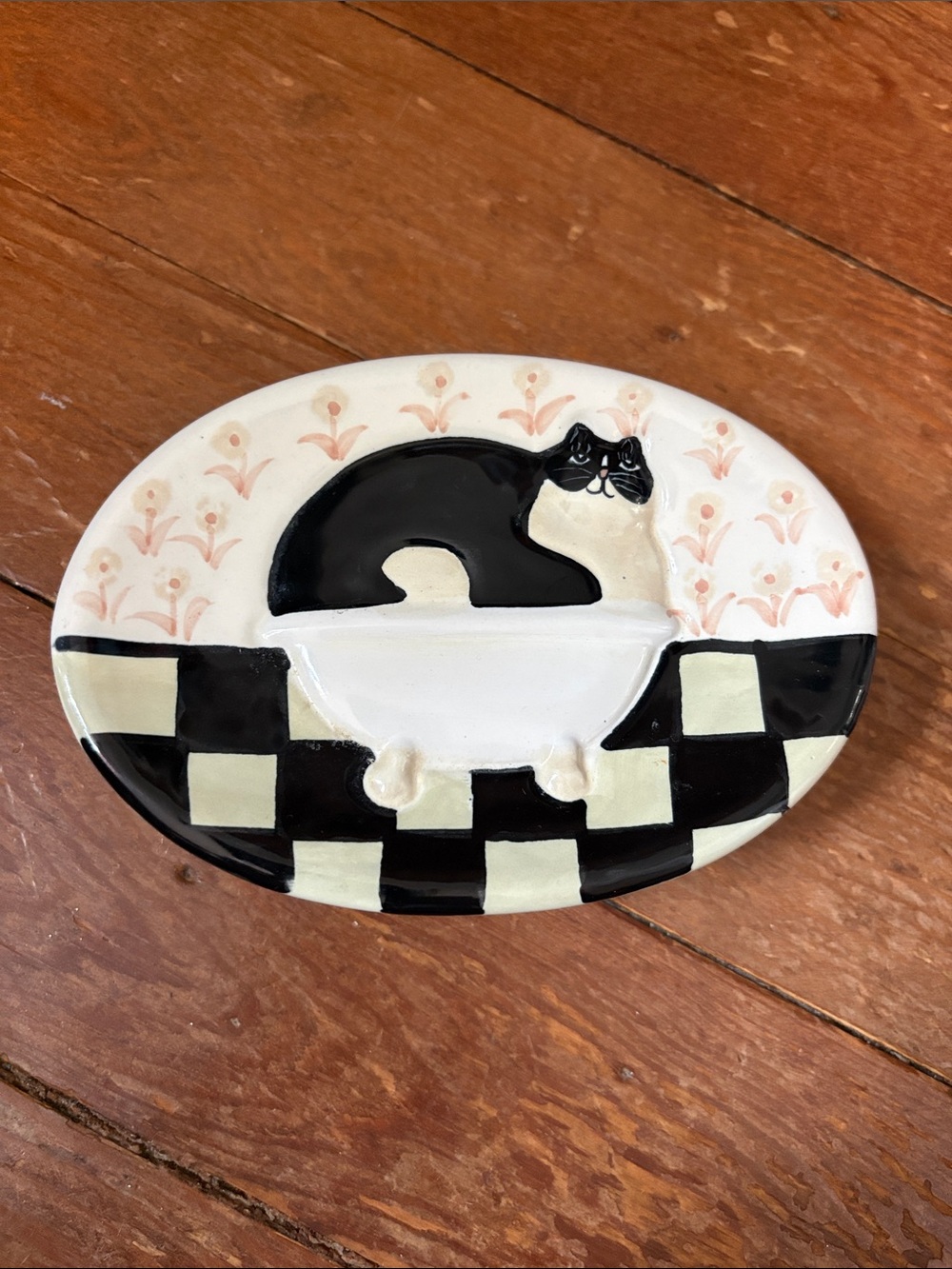 Warren Kimble Fat Cat Soap Dish
